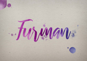 Furman Watercolor Name DP