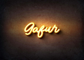 Glow Name Profile Picture for Gafur