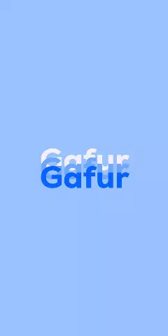 Name DP: Gafur