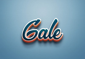 Cursive Name DP: Gale