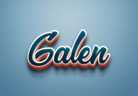 Cursive Name DP: Galen