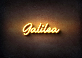 Glow Name Profile Picture for Galilea