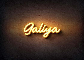 Glow Name Profile Picture for Galiya