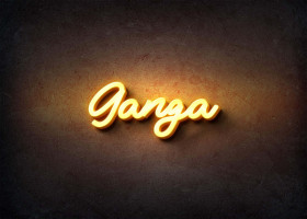 Glow Name Profile Picture for Ganga