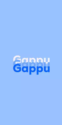 Name DP: Gappu