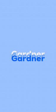 Name DP: Gardner