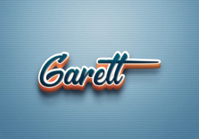 Cursive Name DP: Garett