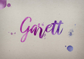 Garett Watercolor Name DP