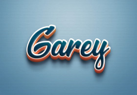 Cursive Name DP: Garey