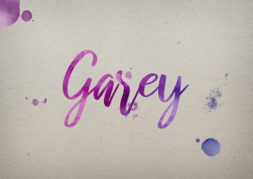 Garey Watercolor Name DP