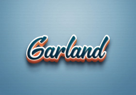 Cursive Name DP: Garland
