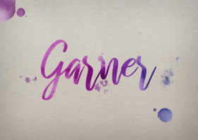 Garner Watercolor Name DP