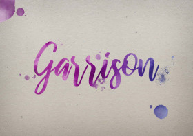 Garrison Watercolor Name DP