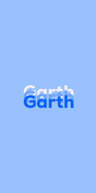 Name DP: Garth