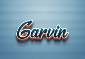 Cursive Name DP: Garvin