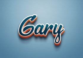 Cursive Name DP: Gary