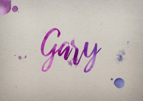 Gary Watercolor Name DP