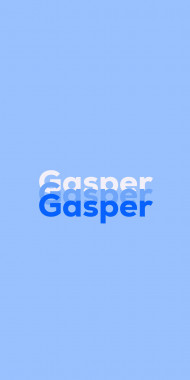 Name DP: Gasper