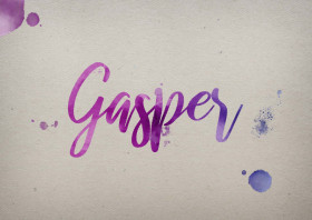 Gasper Watercolor Name DP