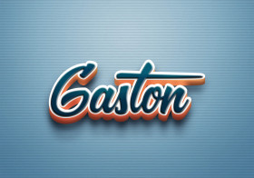 Cursive Name DP: Gaston