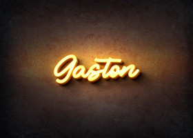 Glow Name Profile Picture for Gaston
