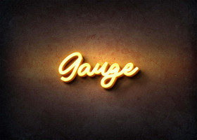 Glow Name Profile Picture for Gauge