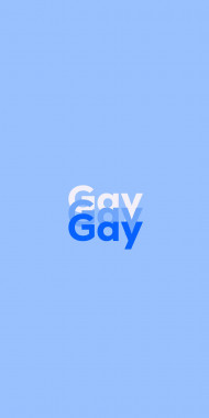 Name DP: Gay