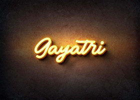 Glow Name Profile Picture for Gayatri