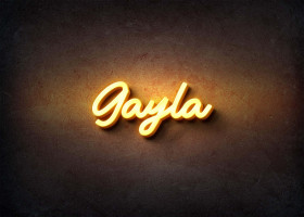 Glow Name Profile Picture for Gayla