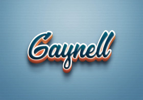 Cursive Name DP: Gaynell