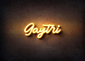 Glow Name Profile Picture for Gaytri