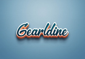 Cursive Name DP: Gearldine