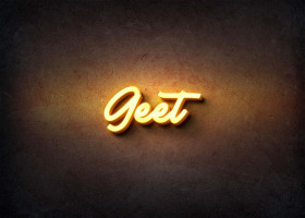 Glow Name Profile Picture for Geet