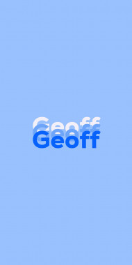 Name DP: Geoff