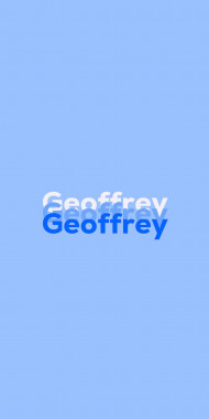 Name DP: Geoffrey