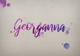 Georganna Watercolor Name DP