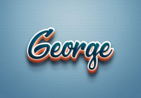Cursive Name DP: George