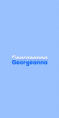Name DP: Georgeanna