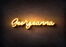 Glow Name Profile Picture for Georgeanna