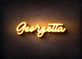 Glow Name Profile Picture for Georgetta