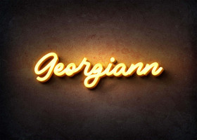 Glow Name Profile Picture for Georgiann
