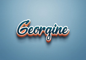 Cursive Name DP: Georgine