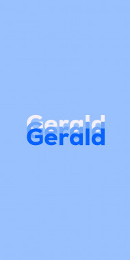Name DP: Gerald