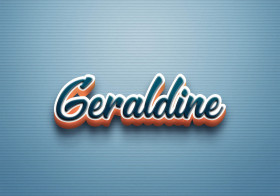 Cursive Name DP: Geraldine