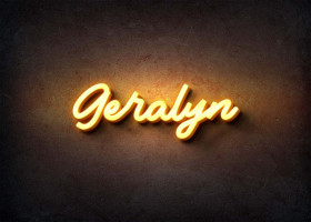 Glow Name Profile Picture for Geralyn