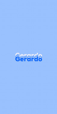 Name DP: Gerardo