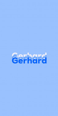 Name DP: Gerhard