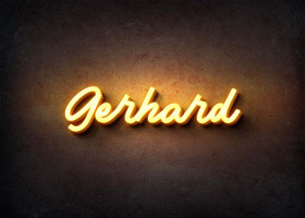 Glow Name Profile Picture for Gerhard
