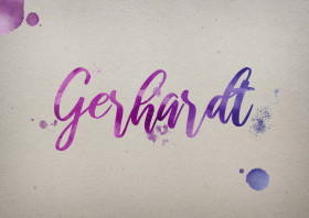 Gerhardt Watercolor Name DP