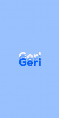 Name DP: Geri